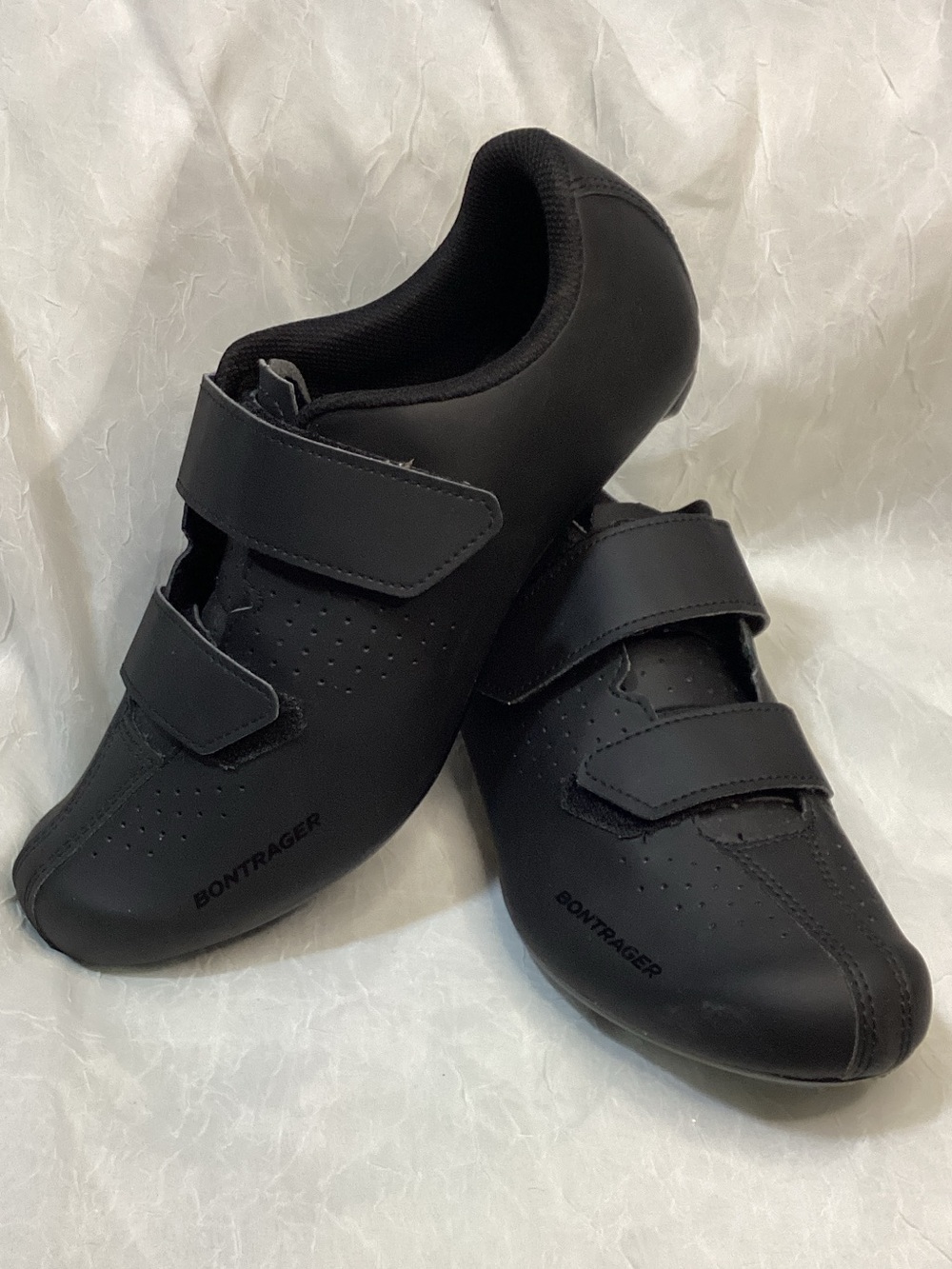 Bontrager Solstice Road Cycling Shoes Men's Black Athletic Hook & Loop Size 10